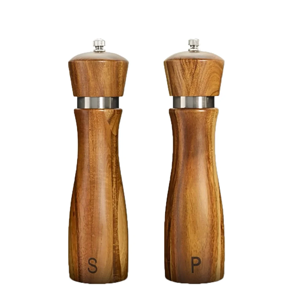 2pcs Manual Wood Salt and Pepper Grinder Set Adjustable 8 Inch Salt and Pepper Mill with Scale Refill Pepper Grinder Restaurant
2pcs Manual Wood Salt and Pepper Grinder Set Adjustable 8 Inch Salt and Pepper Mill with Scale Refill Pepper Grinder Restaurant
