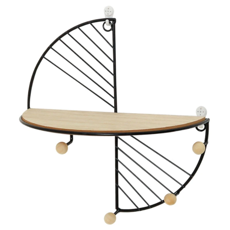 Wall Mounted Shelves Metal Light Luxury Style Creative Fan Shaped Living Room Bedroom Home Decoration Wall Storage Rack New
Wall Mounted Shelves Metal Light Luxury Style Creative Fan Shaped Living Room Bedroom Home Decoration Wall Storage Rack New