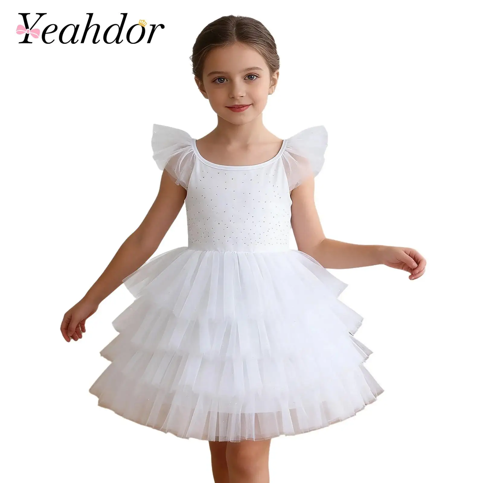 Kids Girls Ballet Dance Dress Childs Tiered Tulle Dress for Birthday Party Stage Performance Tutu Dress Ballerina Costume
Kids Girls Ballet Dance Dress Childs Tiered Tulle Dress for Birthday Party Stage Performance Tutu Dress Ballerina Costume