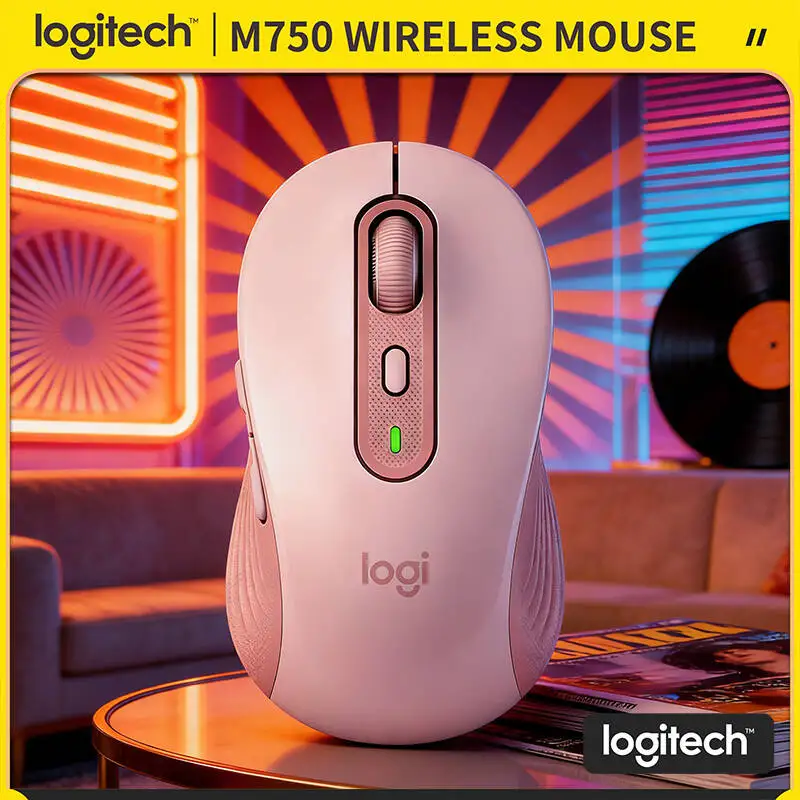 Silent M750 Ergonomic Mouse - Rubber Grips, SmartWheel Scrolling, 20-Month Battery, Dual Connection, Home Office Essential
Silent M750 Ergonomic Mouse - Rubber Grips, SmartWheel Scrolling, 20-Month Battery, Dual Connection, Home Office Essential