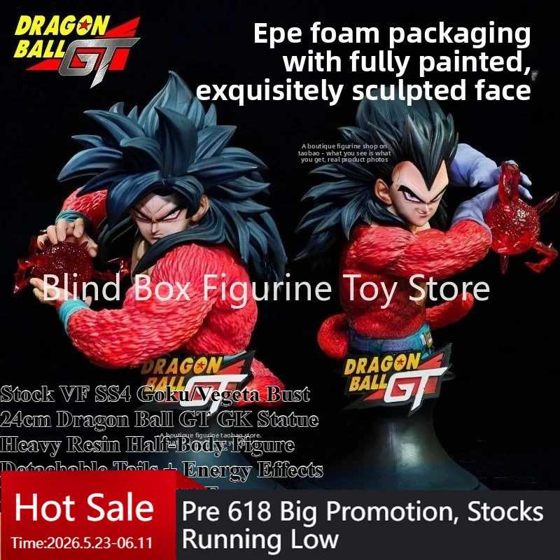 In Stock VF Dragon Ball GT Super Saiyan 4 Goku Vegeta Bust GK Statue Figure Model
In Stock VF Dragon Ball GT Super Saiyan 4 Goku Vegeta Bust GK Statue Figure Model
