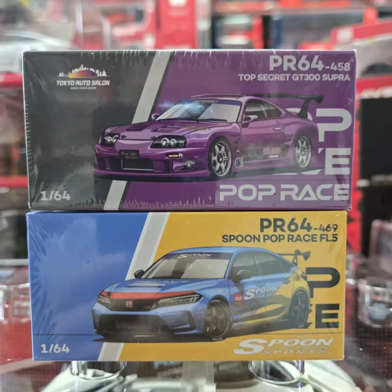 POP RACE 1:64 Tokyo Modification Exhibition Hong Kong 2026Top Secret Supra A80 Alloy Car Die Casting Model
POP RACE 1:64 Tokyo Modification Exhibition Hong Kong 2026Top Secret Supra A80 Alloy Car Die Casting Model
