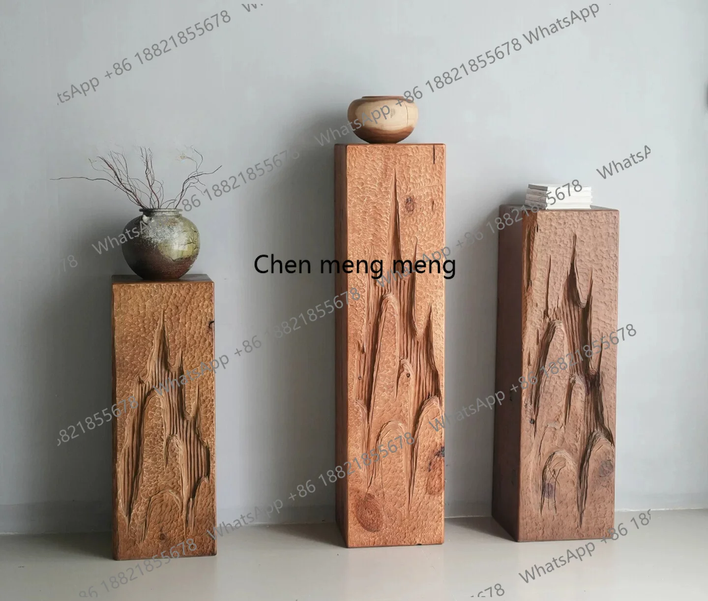 Solid wood pier root carving flower stand B & B hotel creative ornament shelf Chinese creative carving display stand
Solid wood pier root carving flower stand B & B hotel creative ornament shelf Chinese creative carving display stand