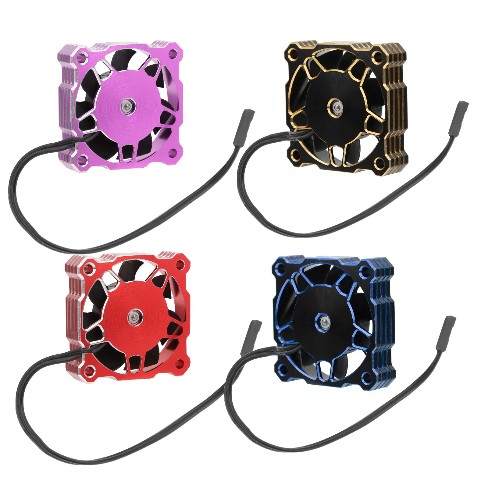High Speed Electric Motor Cooling Fan 40x40mm 16000RPM 5V‑9V Fit for 1/10 1/8 1/12 RC
High Speed Electric Motor Cooling Fan 40x40mm 16000RPM 5V‑9V Fit for 1/10 1/8 1/12 RC