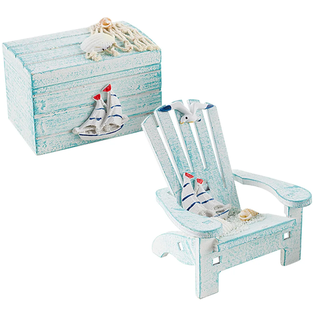 Beach Chair Decoration Lounge Mini Nautical Ornament Children's Room Pine Wood Baby
Beach Chair Decoration Lounge Mini Nautical Ornament Children's Room Pine Wood Baby