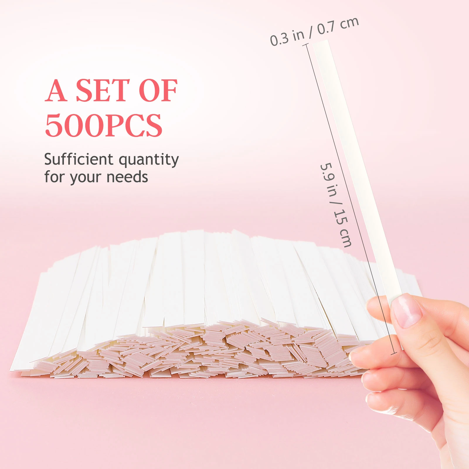 500Pcs White Outfit Scented Sticks Perfume Tester Paper Strips Kit Tape Fragrance Perfume Essential Oils Test Tester Paper Strip
500Pcs White Outfit Scented Sticks Perfume Tester Paper Strips Kit Tape Fragrance Perfume Essential Oils Test Tester Paper Strip