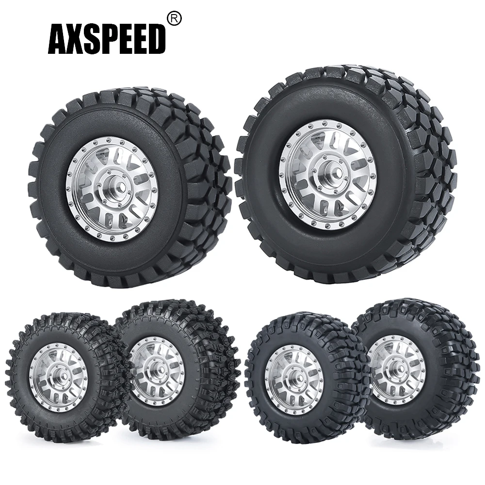 AXSPEED Micro 1,0 дюймов металлический сплав Beadlock Колесные диски Hub 50/54 мм набор резиновых шин для осевого SCX24 1/24 Радиоуправляемый автомобиль грузовик модель Запчасти
AXSPEED Micro 1,0 дюймов металлический сплав Beadlock Колесные диски Hub 50/54 мм набор резиновых шин для осевого SCX24 1/24 Радиоуправляемый автомобиль грузовик модель Запчасти