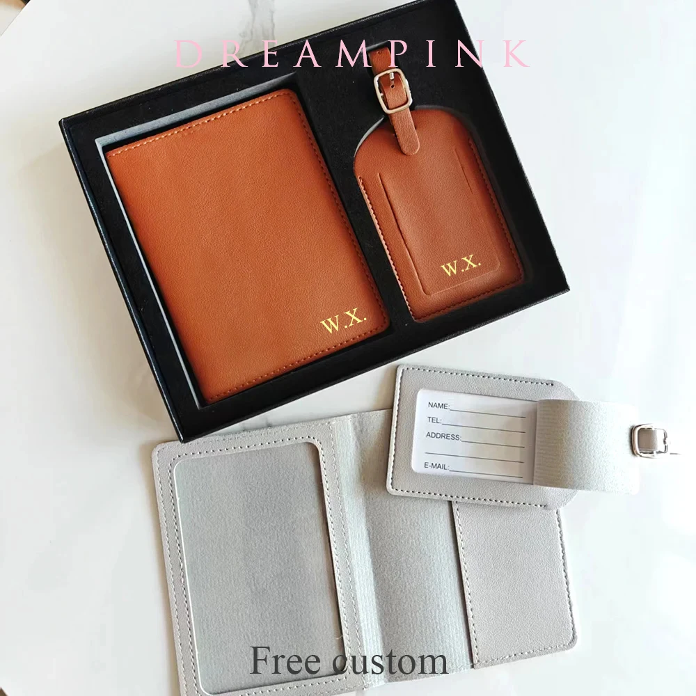 Custom Name Travel Gift Box Set Engrave Logo Letters Passport Cover Luggage Tag Dropship Personalize Present Travel Aaccessories
Custom Name Travel Gift Box Set Engrave Logo Letters Passport Cover Luggage Tag Dropship Personalize Present Travel Aaccessories