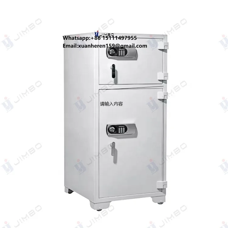 JIMBO Metal Strong Security Doublue Doors Digital Bank Vault Money Fireproof Safes
JIMBO Metal Strong Security Doublue Doors Digital Bank Vault Money Fireproof Safes