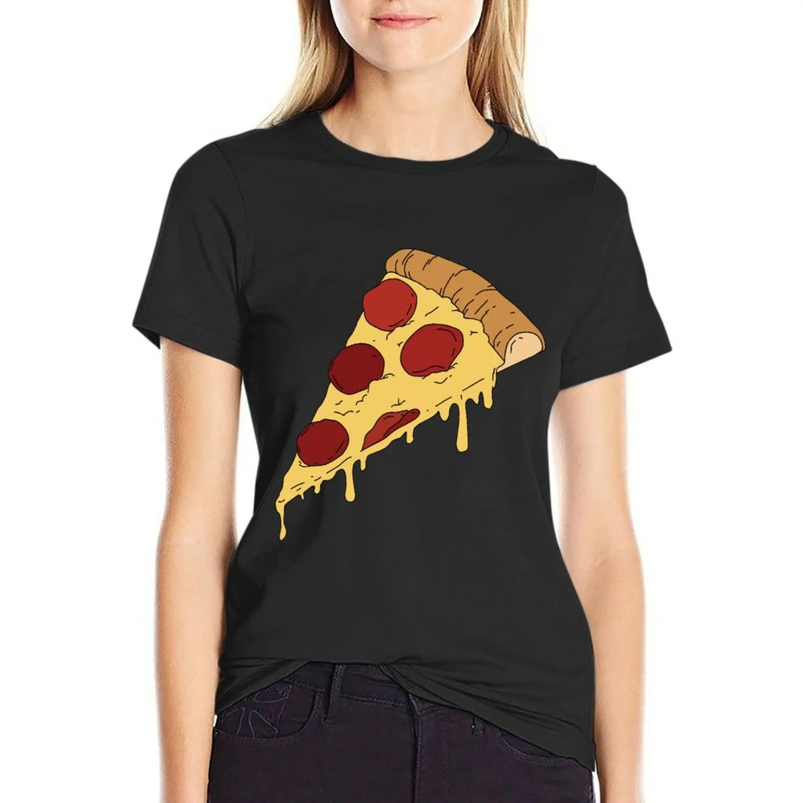 Pizza Slice T-Shirt kawaii clothes vintage clothes aesthetic clothes customs spring Women 2025
Pizza Slice T-Shirt kawaii clothes vintage clothes aesthetic clothes customs spring Women 2025