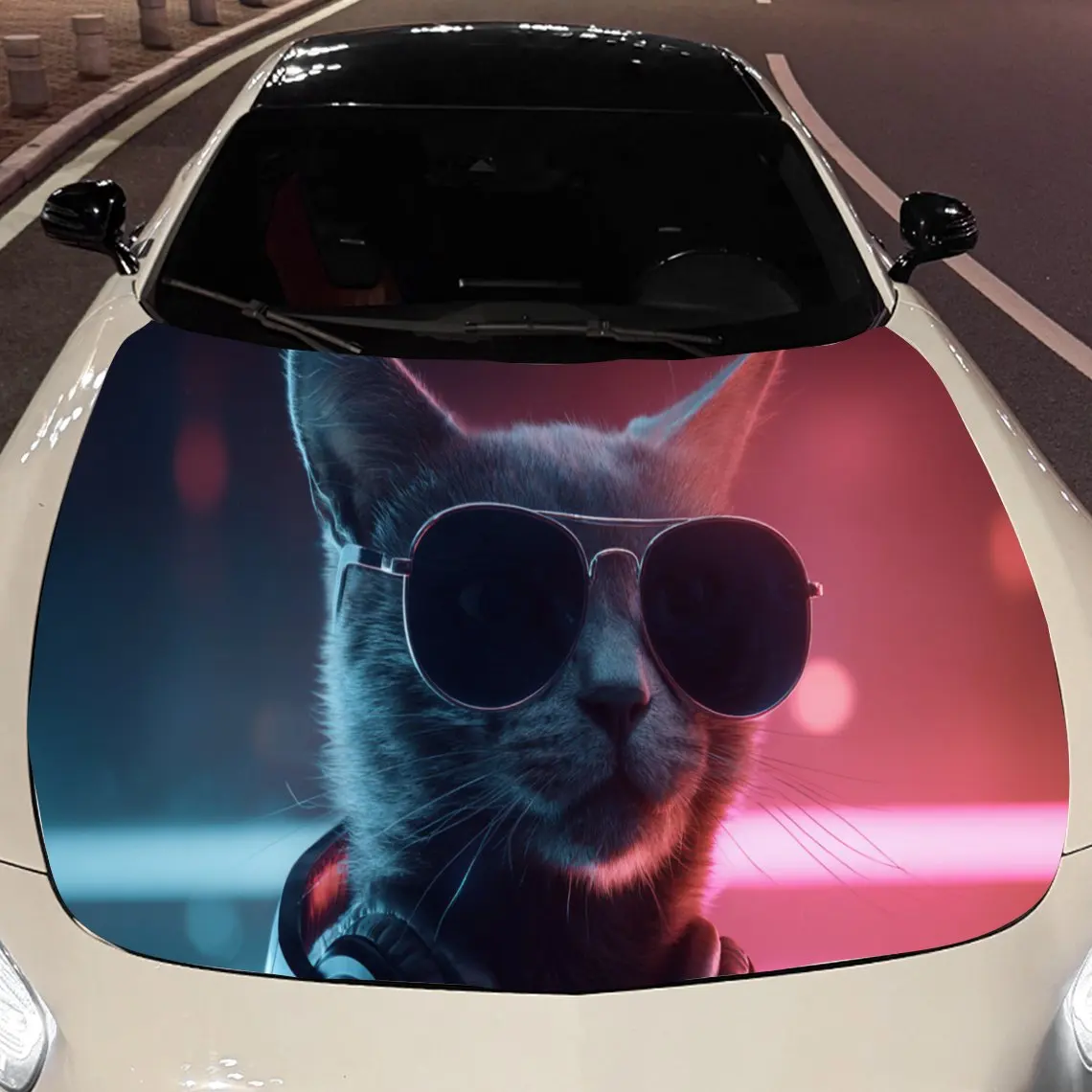 Fashion Cat print,car hood stickers,PVC waterproof Self adhesive car hood sticker,car hood decoration protection stickers,Auto A
Fashion Cat print,car hood stickers,PVC waterproof Self adhesive car hood sticker,car hood decoration protection stickers,Auto A