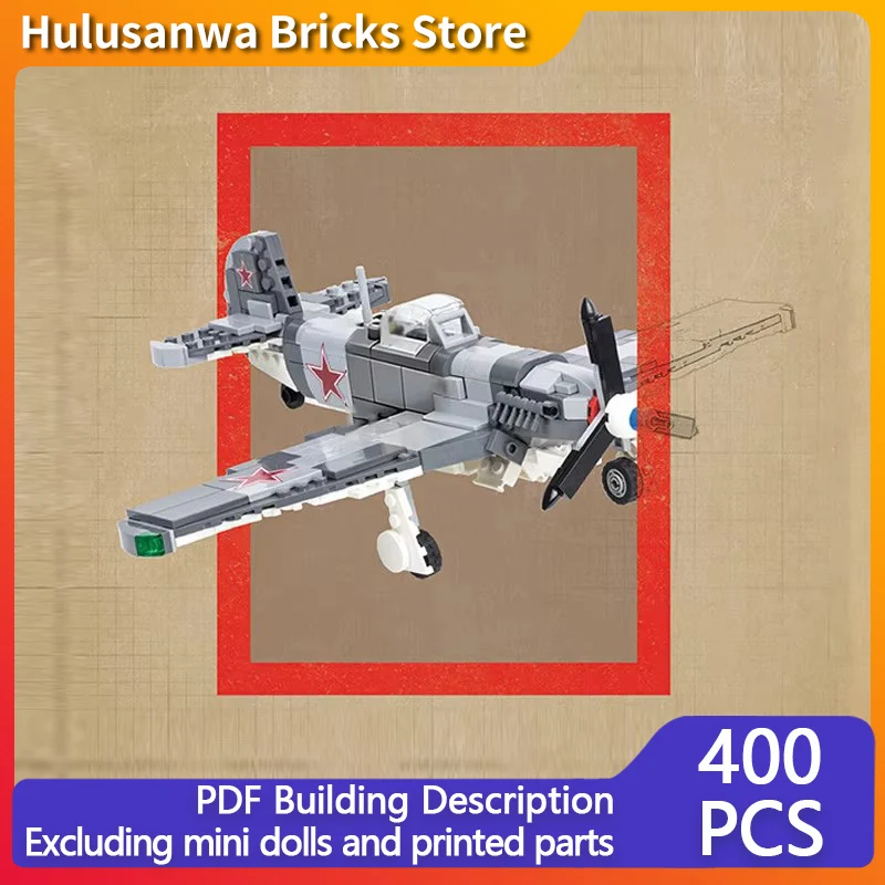 Yak-9 Military Fighter Jets Model MOC Building Bricks War Equipment Modular Technology Gifts Holiday Assemble Children Toys Suit
Yak-9 Military Fighter Jets Model MOC Building Bricks War Equipment Modular Technology Gifts Holiday Assemble Children Toys Suit