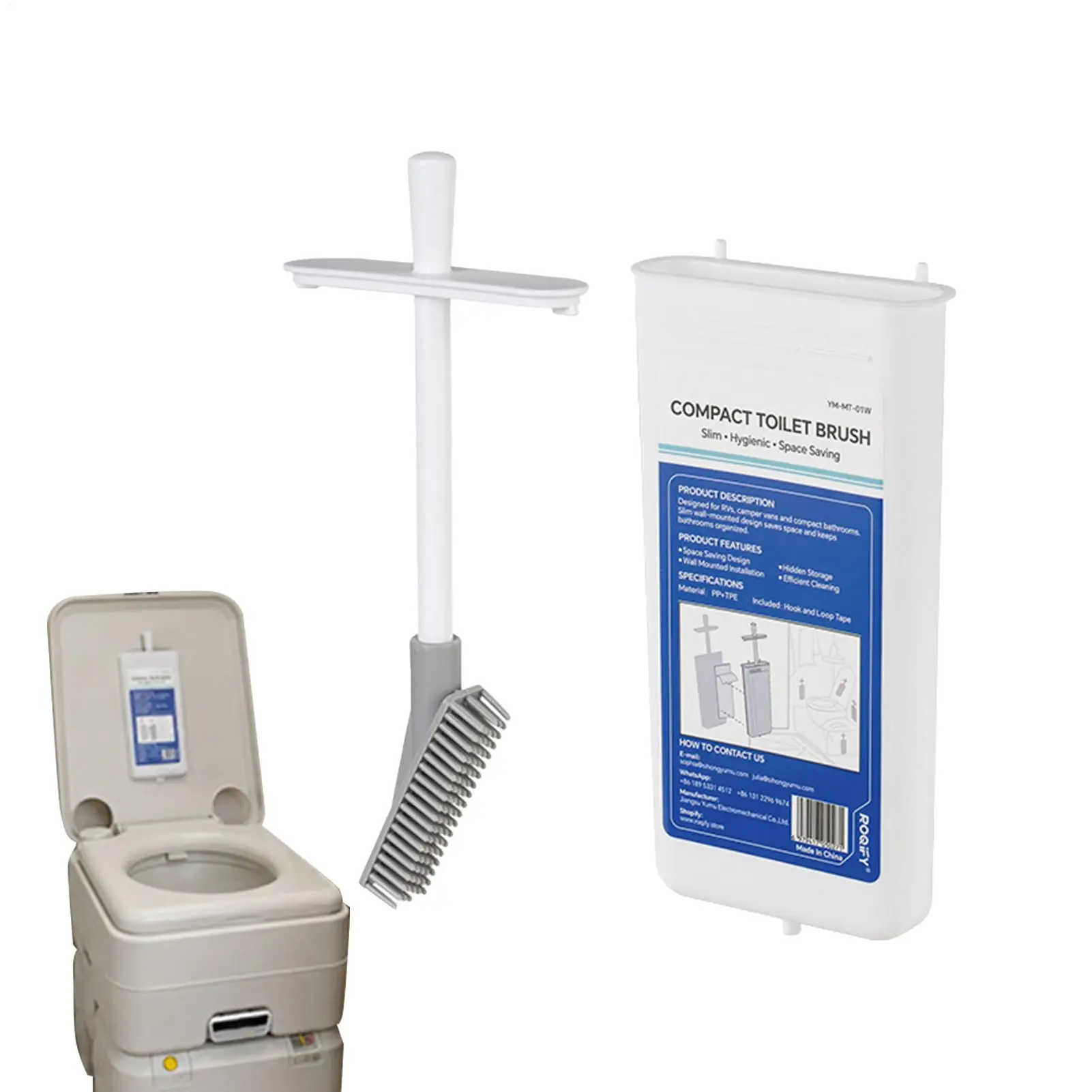 RV Toilet Brush With Holder Portable Wall Mounted Retractable Head Compact Toilet Scrubber Set For RV Camper Travel Home
RV Toilet Brush With Holder Portable Wall Mounted Retractable Head Compact Toilet Scrubber Set For RV Camper Travel Home