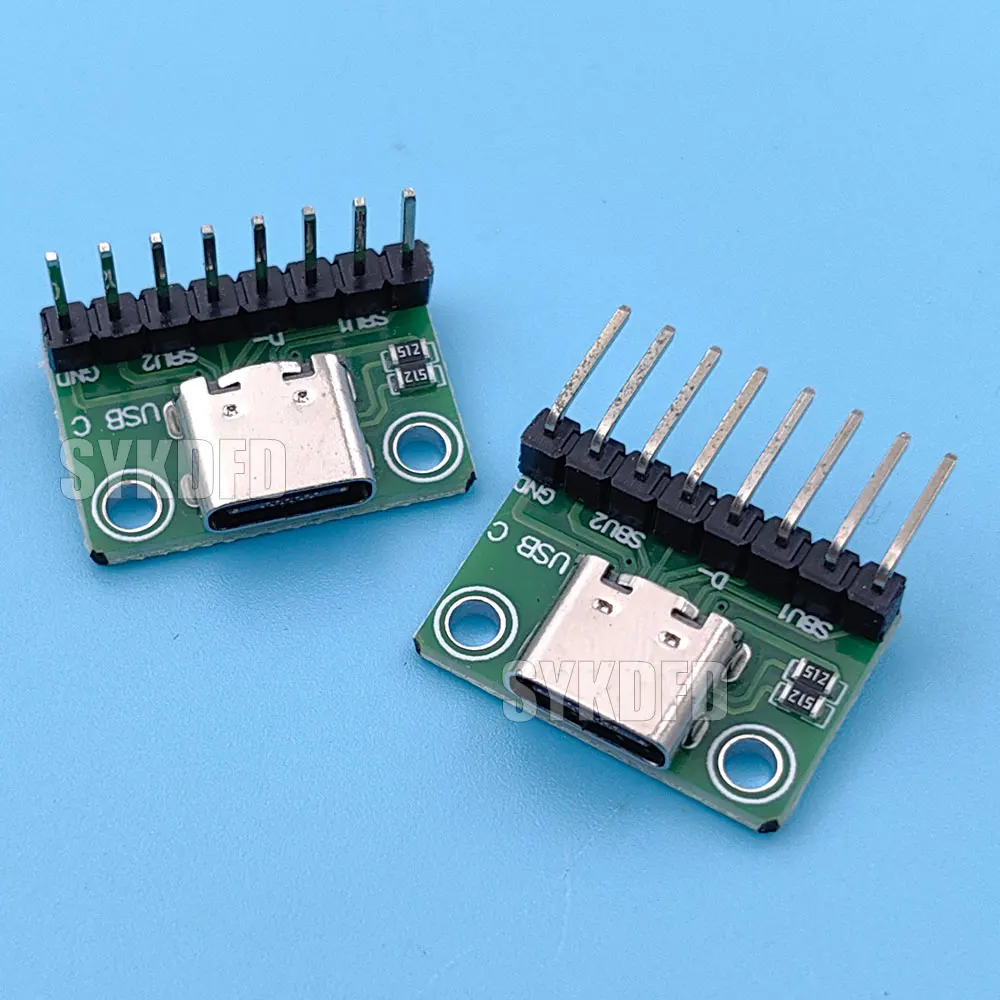 1Pcs Type-C Female USB 3.1 Test PCB Board Adapter Type C 8Pin 2.54mm Connector Socket For Data Line Wire Cable Transfer
1Pcs Type-C Female USB 3.1 Test PCB Board Adapter Type C 8Pin 2.54mm Connector Socket For Data Line Wire Cable Transfer
