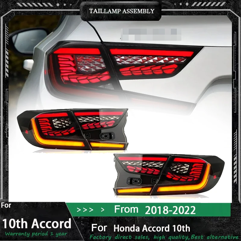 2PCS Suitable for Honda 10th 2018-2022 Accord tail light assembly modified dragon model LED horse racing running light runnin
2PCS Suitable for Honda 10th 2018-2022 Accord tail light assembly modified dragon model LED horse racing running light runnin
