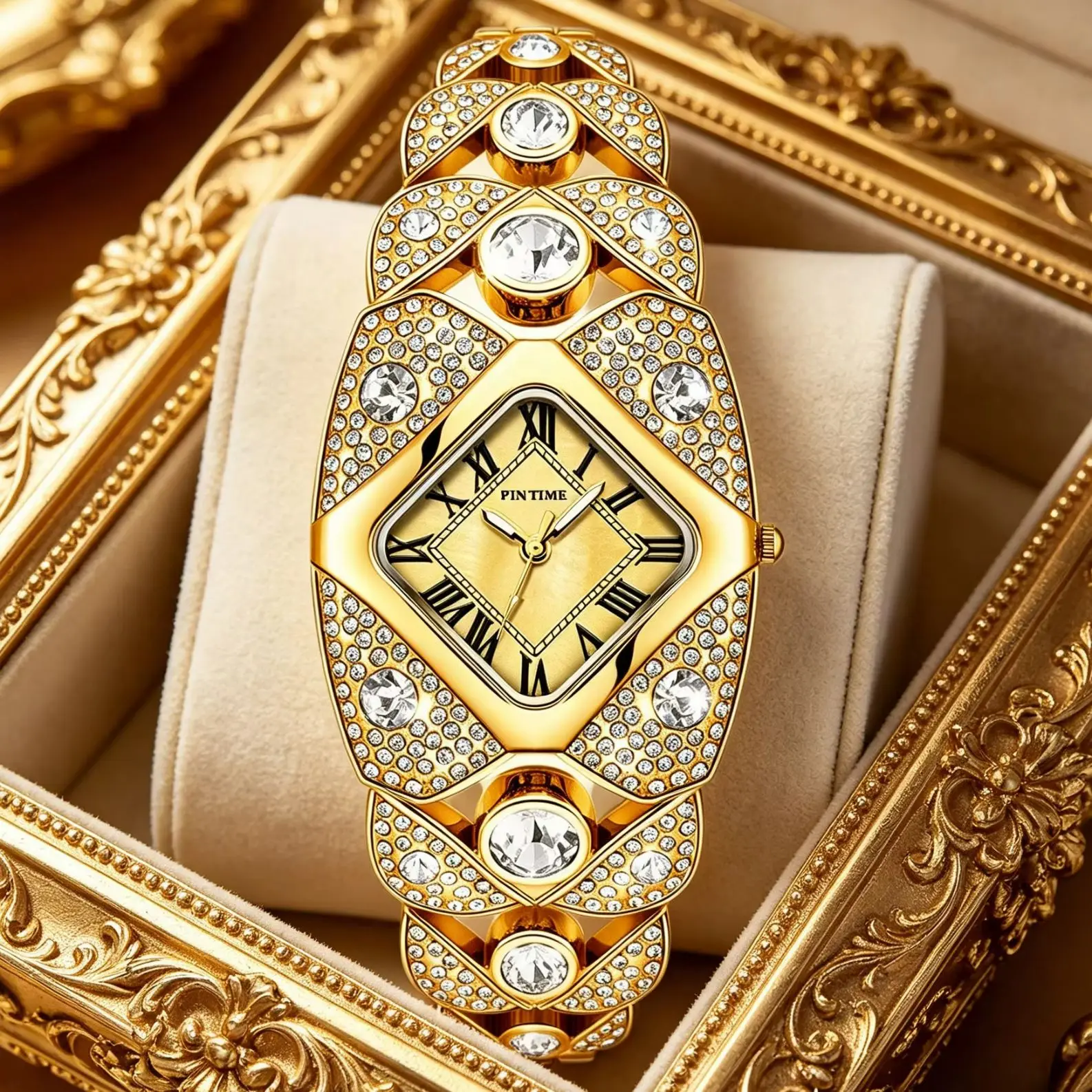 Fashion Full Diamond Watch Ladies Small Light Bracelet Luxury Retro Waterproof Quartz Watch Wearing Accessories
Fashion Full Diamond Watch Ladies Small Light Bracelet Luxury Retro Waterproof Quartz Watch Wearing Accessories