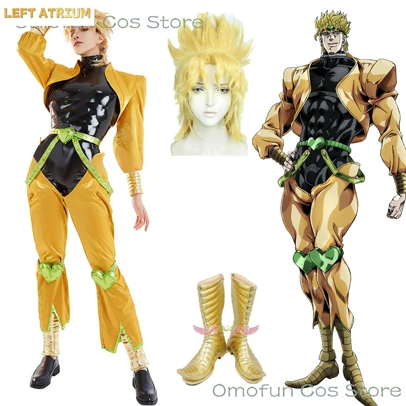 Dio Brando Cosplay Clothes Boots Outfit Wig JoJo's Anime Bizarre Adventure Phantom Blood Costume Halloween Fancy Roleplay Outfit
Dio Brando Cosplay Clothes Boots Outfit Wig JoJo's Anime Bizarre Adventure Phantom Blood Costume Halloween Fancy Roleplay Outfit