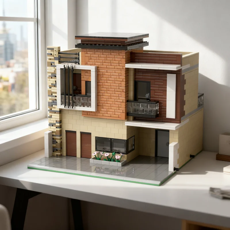 2219pcs MOC Modern House Modular Streetscape Model Building Blocks Creative DIY Gift Display Decor Assemble Premium Adult Kids
2219pcs MOC Modern House Modular Streetscape Model Building Blocks Creative DIY Gift Display Decor Assemble Premium Adult Kids