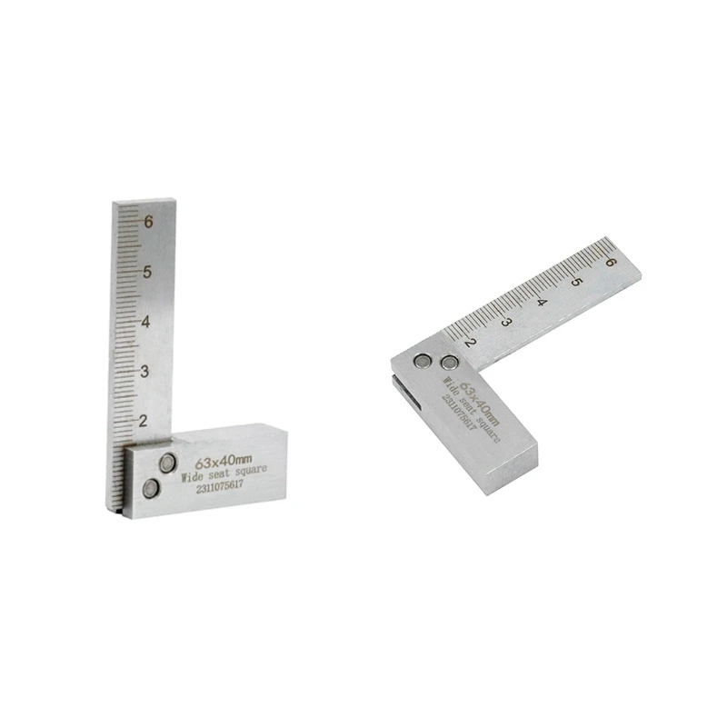 A53Q-Machinist Square Tool 90-Degree Right Carpenter Measuring Tool Right Angle Ruler L-Type Square Ruler With Wide Base
A53Q-Machinist Square Tool 90-Degree Right Carpenter Measuring Tool Right Angle Ruler L-Type Square Ruler With Wide Base