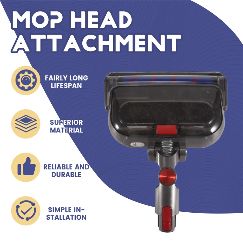 The New Electric Mop Head For Dyson V7 V8 V10 V11 V15 Vacuum Cleaner, Mop Attachment With LED Headlights Water Reservoir
The New Electric Mop Head For Dyson V7 V8 V10 V11 V15 Vacuum Cleaner, Mop Attachment With LED Headlights Water Reservoir
