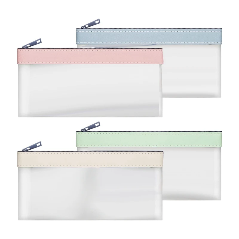 4 Pieces Money Bags With Zipper, Cash Envelopes,Money Pouch, Clear Bank Deposit Bags, Bank Bag, Cash Bag, Coin Bag Easy To Use
4 Pieces Money Bags With Zipper, Cash Envelopes,Money Pouch, Clear Bank Deposit Bags, Bank Bag, Cash Bag, Coin Bag Easy To Use