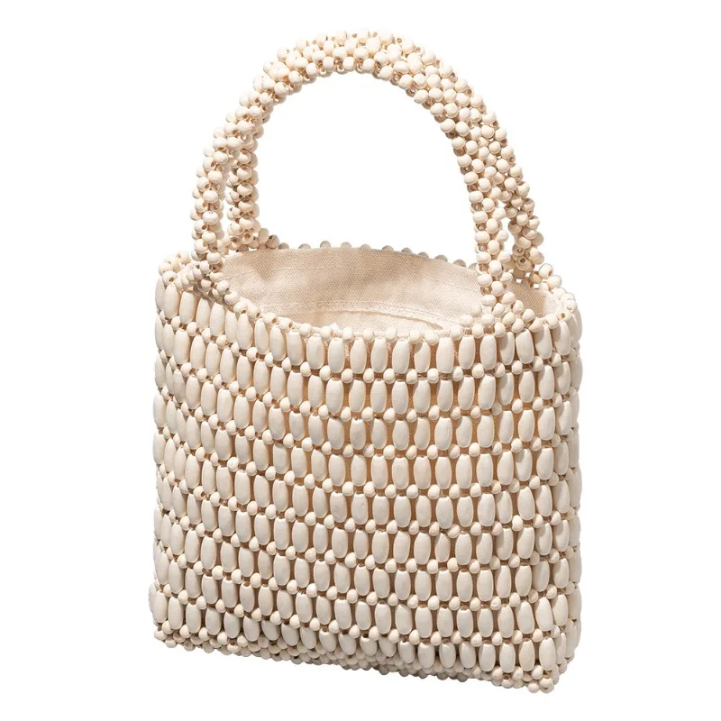 Women's Tote Bag Large Capacity Color Block Wooden Beaded Handmade Bohemian Summer Beach Resort Vacation
Women's Tote Bag Large Capacity Color Block Wooden Beaded Handmade Bohemian Summer Beach Resort Vacation