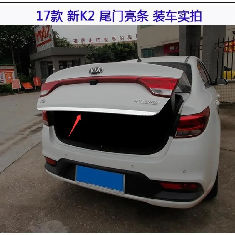For KIA K2 2017 2018 2019 Rear Boot Door Trunk Cover Trim Tailgate Garnish Molding Strip Car Accessories
For KIA K2 2017 2018 2019 Rear Boot Door Trunk Cover Trim Tailgate Garnish Molding Strip Car Accessories