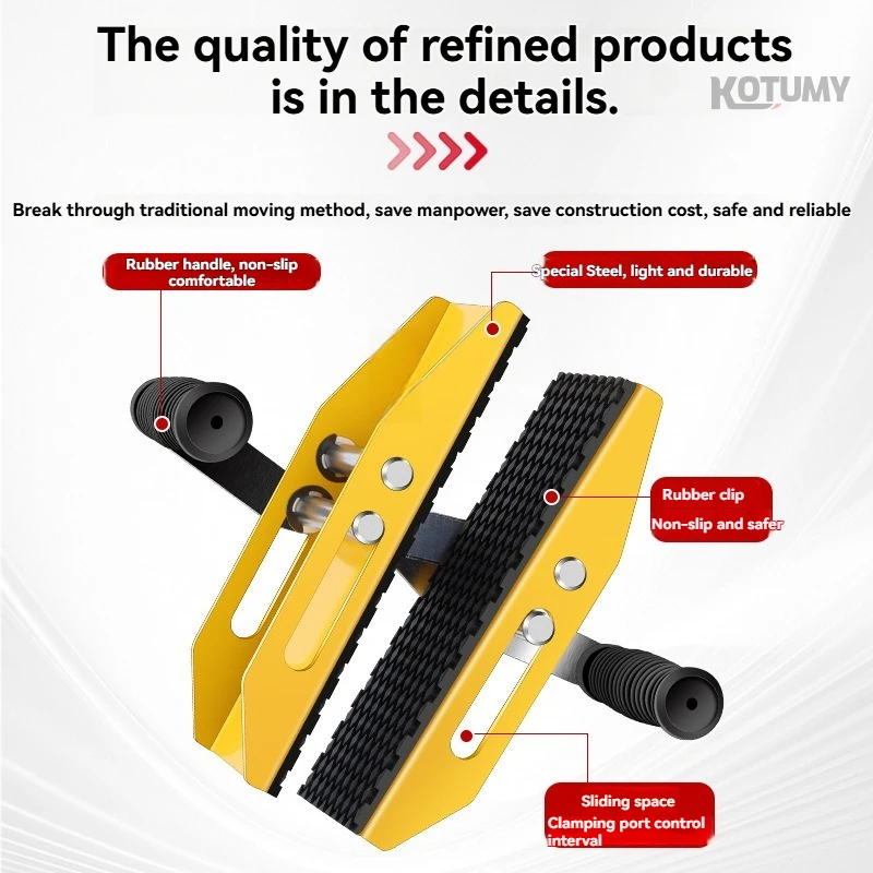 Dual Magic Carry Clamp Portable Lifting Holding Tool for Glass Marble Timber Stone Floor Tile Moving & Installation
Dual Magic Carry Clamp Portable Lifting Holding Tool for Glass Marble Timber Stone Floor Tile Moving & Installation