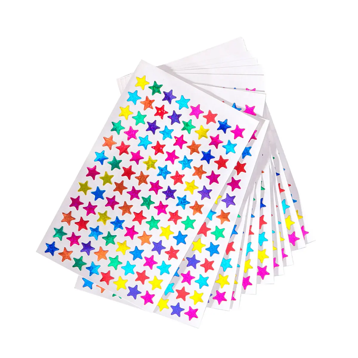 4800Pcs Rainbow Colored Star Stickers Bling Shimmering Self Stick Pentagram Labels for Teachers Rewards Homework Marking
4800Pcs Rainbow Colored Star Stickers Bling Shimmering Self Stick Pentagram Labels for Teachers Rewards Homework Marking