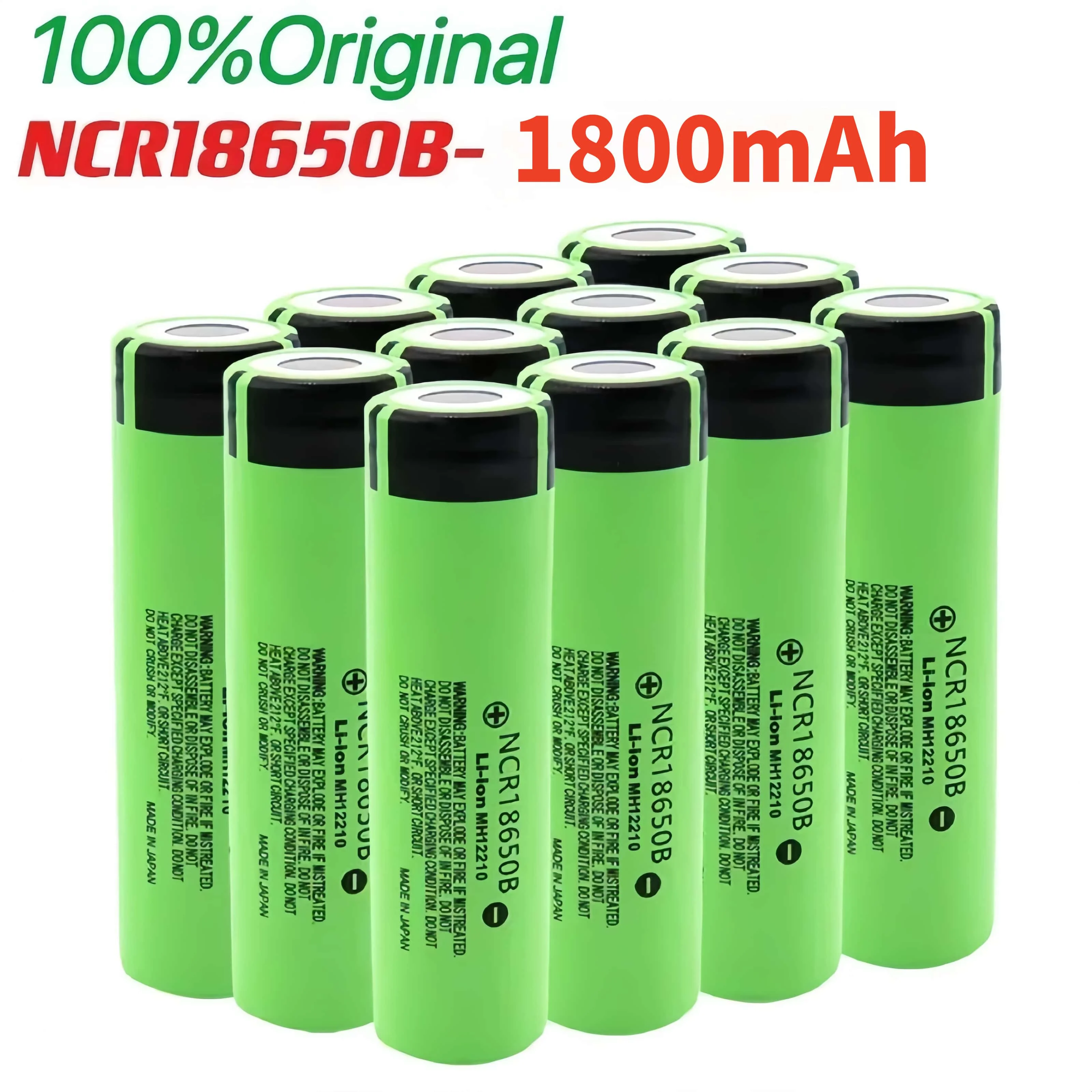 18650 1800mAh 18650 3.7V Battery Lithium-ion NCR18650B Rechargeable Battery Ncr18650b Battery Ncr18650b Panasonic 1800mah
18650 1800mAh 18650 3.7V Battery Lithium-ion NCR18650B Rechargeable Battery Ncr18650b Battery Ncr18650b Panasonic 1800mah