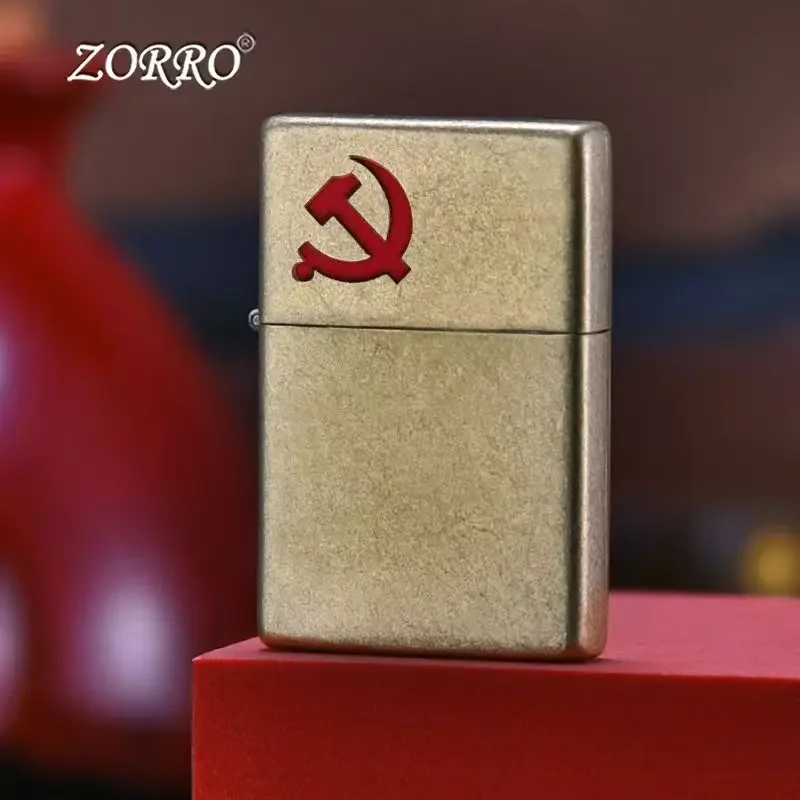 Zorro ZC9 Stylish Ultra-thin Oil Lighter, Flint Ignition, Metal Material, Durable and Portable, Cigarette Accessory
Zorro ZC9 Stylish Ultra-thin Oil Lighter, Flint Ignition, Metal Material, Durable and Portable, Cigarette Accessory