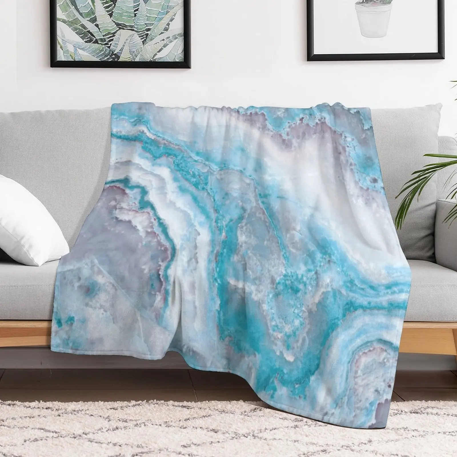 Luxury Mermaid Blue Faux Agate Marble Geode Gem Throw Blanket Bed covers Travel Luxury Designer Blankets
Luxury Mermaid Blue Faux Agate Marble Geode Gem Throw Blanket Bed covers Travel Luxury Designer Blankets