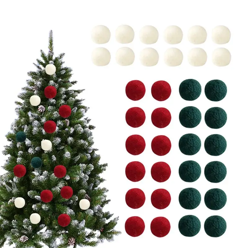 36pcs DIY Snowflake Ball Wool Felt Ball Christmas Prop Christmas Tree Atmosphere Decoration Ball Pendant Holiday Atmosphere Prop
36pcs DIY Snowflake Ball Wool Felt Ball Christmas Prop Christmas Tree Atmosphere Decoration Ball Pendant Holiday Atmosphere Prop