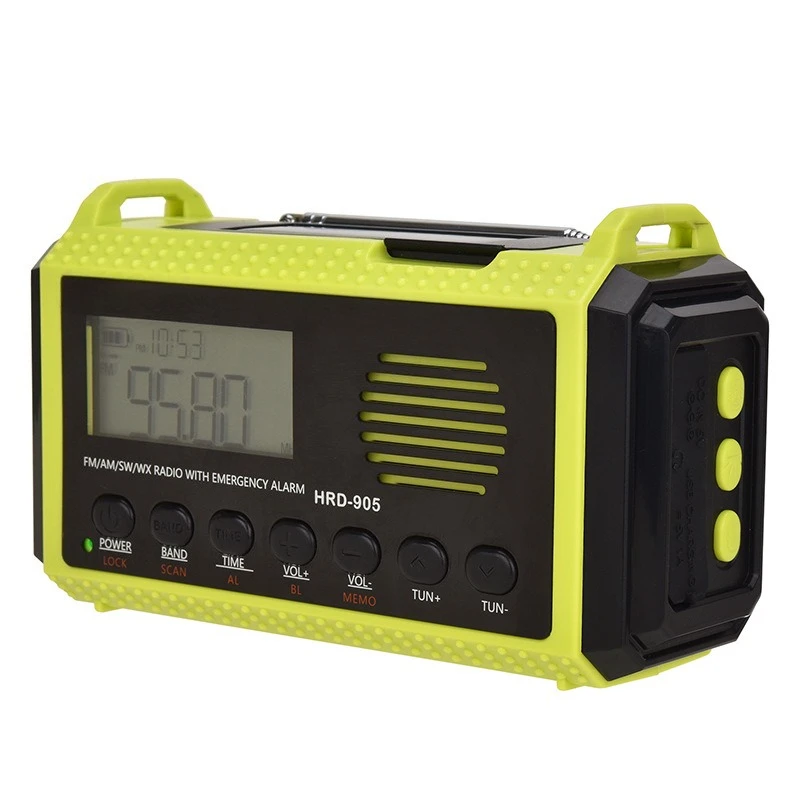 Disaster prevention and emergency full-band radio solar charging LED lighting hand crank power generation mobile power supply
Disaster prevention and emergency full-band radio solar charging LED lighting hand crank power generation mobile power supply