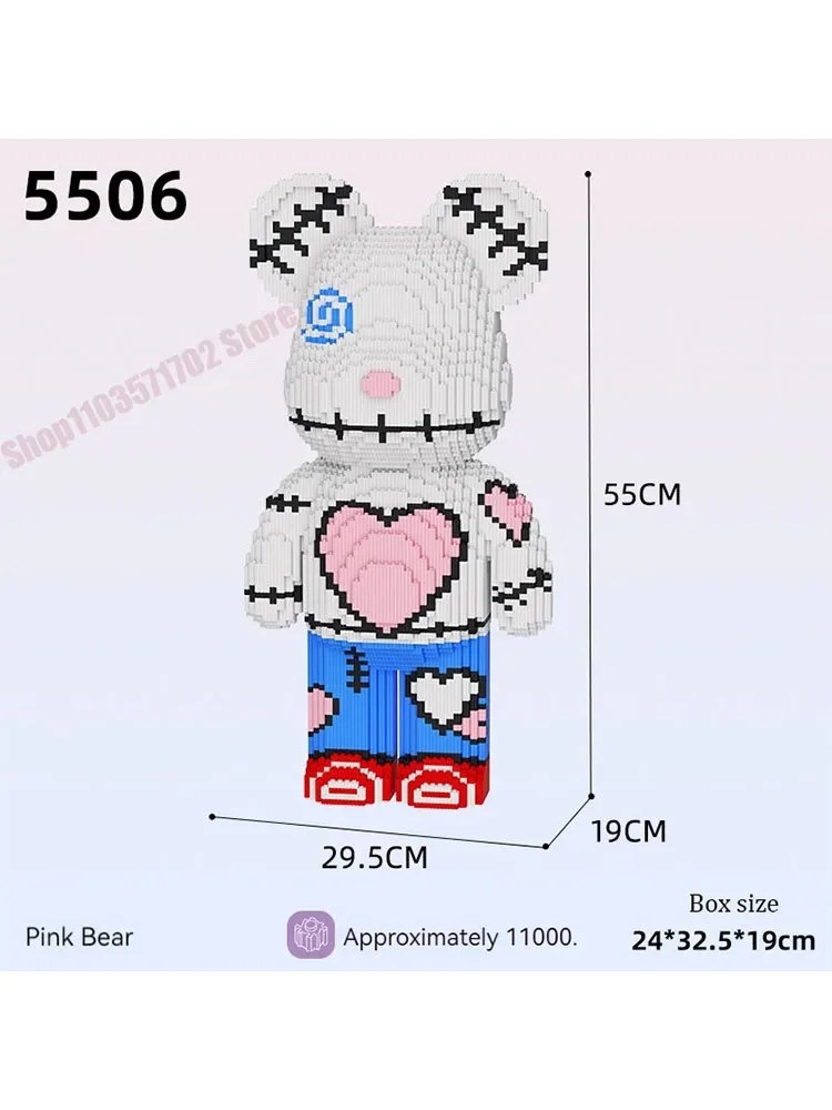 Bearbrick Microparticles Love Bear Nano Building Blocks MOC Mini Animals Model Micro Diamond Bricks Toys For Children
Bearbrick Microparticles Love Bear Nano Building Blocks MOC Mini Animals Model Micro Diamond Bricks Toys For Children