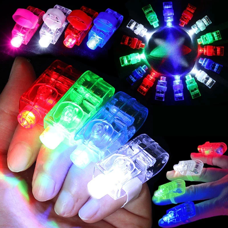 2Pcs LED Flashing Finger Lights Kids Glow-in-the-dark Ring Party Laser Light Game Props Decoration Children's Gifts
2Pcs LED Flashing Finger Lights Kids Glow-in-the-dark Ring Party Laser Light Game Props Decoration Children's Gifts