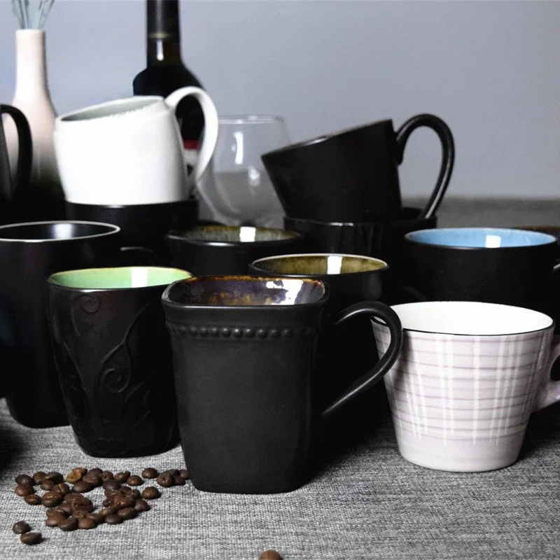 Simple ice cracked glaze ceramic milk creative European mug large-capacity coffee cup household water tea milk tea cup
Simple ice cracked glaze ceramic milk creative European mug large-capacity coffee cup household water tea milk tea cup