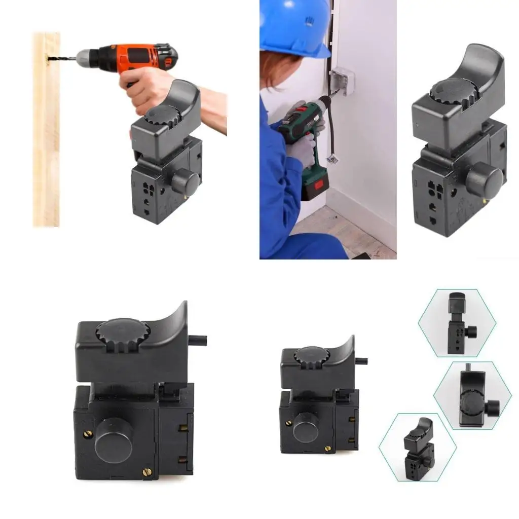 652F FA2-6/1BEK Lock on Trigger Switch Power Tool Electric Hand Drill Speed Control
652F FA2-6/1BEK Lock on Trigger Switch Power Tool Electric Hand Drill Speed Control