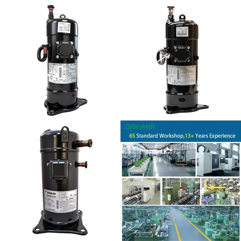 JT1GCVDKYR 5HP R410A DC Inverter Scroll Compressor for VRV Multi-Split Air Conditioning and Heat Pump
JT1GCVDKYR 5HP R410A DC Inverter Scroll Compressor for VRV Multi-Split Air Conditioning and Heat Pump