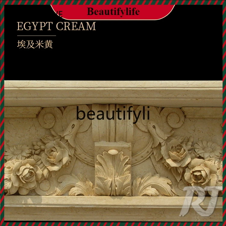 KK32 Villa fireplace marble mantel European style living room retro stone carving decoration
KK32 Villa fireplace marble mantel European style living room retro stone carving decoration