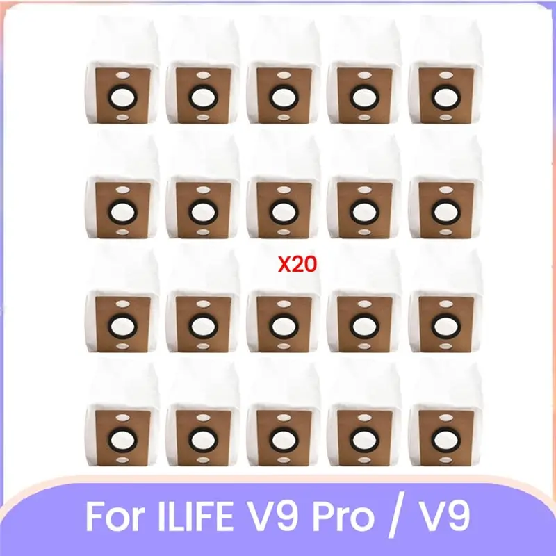 ABZA-Dust Bags Replacement Parts For ILIFE V9 Pro / V9 Self Emptying Robot Vacuum Cleaner Accessory 20PCS
ABZA-Dust Bags Replacement Parts For ILIFE V9 Pro / V9 Self Emptying Robot Vacuum Cleaner Accessory 20PCS