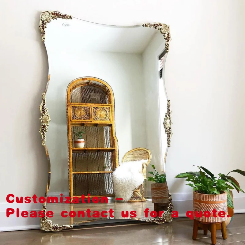 Customize.European Full-Length Retro Dressing Mirror American Medieval French Carved Wall Mounted Floor Mirror Factory Direct Fr
Customize.European Full-Length Retro Dressing Mirror American Medieval French Carved Wall Mounted Floor Mirror Factory Direct Fr