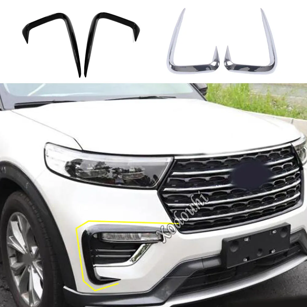 For Ford Explorer U625 2019 2020 2021 Car Styling Front Fog Eyebrow/trim Light Lamp Frame Stick Cover Grill Grille Parts 2pcs
For Ford Explorer U625 2019 2020 2021 Car Styling Front Fog Eyebrow/trim Light Lamp Frame Stick Cover Grill Grille Parts 2pcs