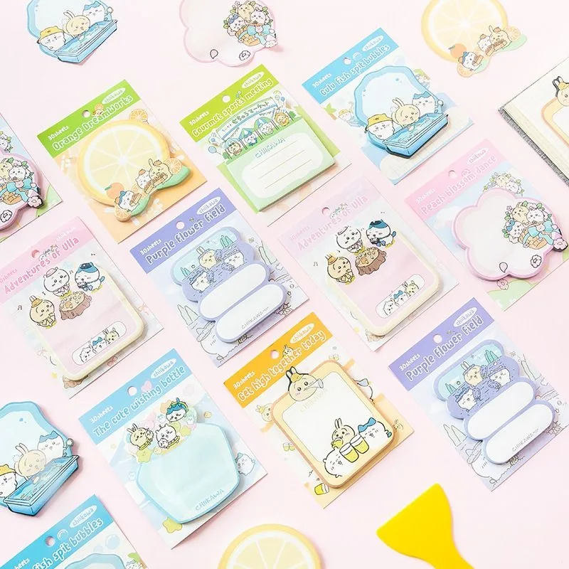 MINISO Anime Kawaii Chiikawa Student Sticky Note Paper Cute Cartoon Handwritten Notebook Stationery Book Gifts for Girls
MINISO Anime Kawaii Chiikawa Student Sticky Note Paper Cute Cartoon Handwritten Notebook Stationery Book Gifts for Girls