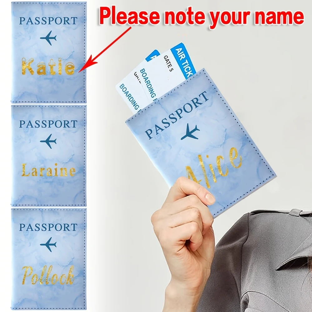 Custom Name Passport Holder Travel Accessories Personalized Synthetic Leather Passport Cover Storage Box Portable Thin Wallet Bu
Custom Name Passport Holder Travel Accessories Personalized Synthetic Leather Passport Cover Storage Box Portable Thin Wallet Bu