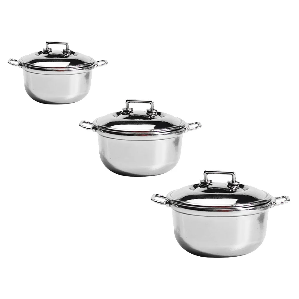 3Pcs Mini Stockpots Alloy Compact Size Multi Purpose Pretend Soup Pots Kids Play Kitchen Accessories Home Decoration
3Pcs Mini Stockpots Alloy Compact Size Multi Purpose Pretend Soup Pots Kids Play Kitchen Accessories Home Decoration