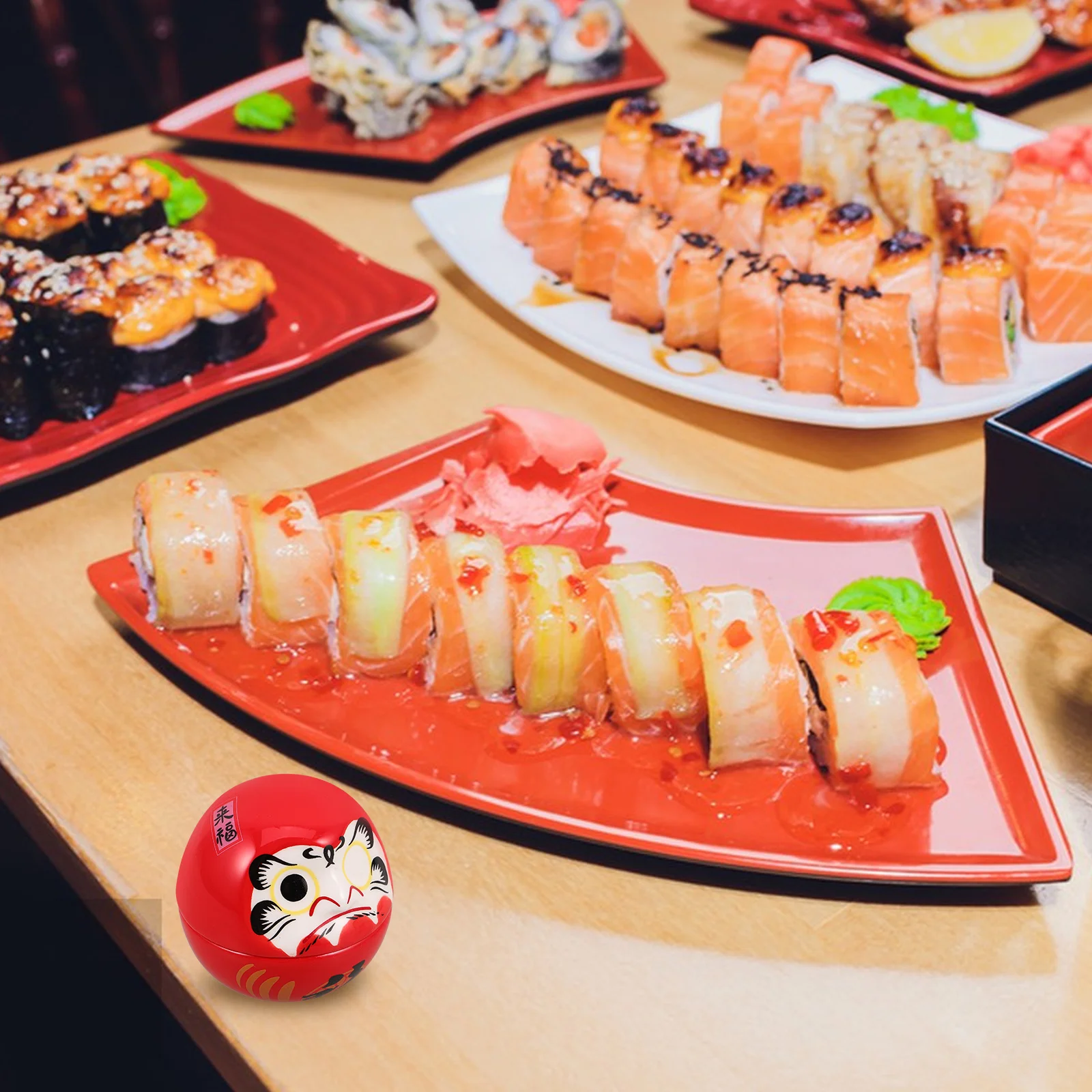 Japanese Ceramic Ornament Small Porcelain Zen Sculpture Tabletop Decor New Year Decoration Small
Japanese Ceramic Ornament Small Porcelain Zen Sculpture Tabletop Decor New Year Decoration Small