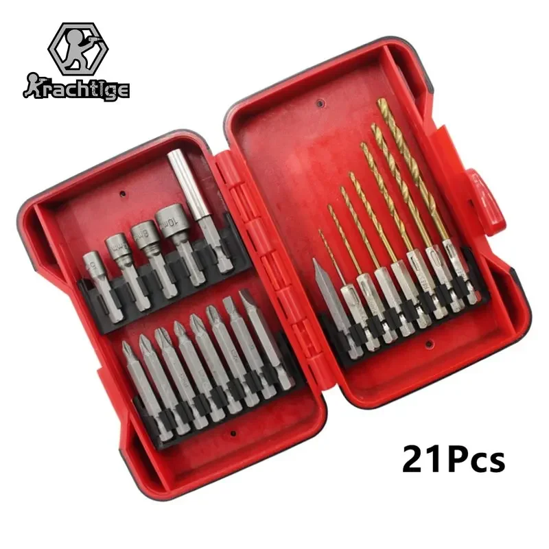 21Pcs Electric Screwdriver Head Socket Set Combination Tool Socket Screwdriver Head Hexagonal Handle Twist Drill
21Pcs Electric Screwdriver Head Socket Set Combination Tool Socket Screwdriver Head Hexagonal Handle Twist Drill