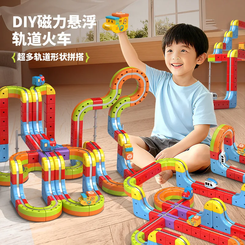 Cube Track Magnetic Toy Train With Buildable Tracks Steam Educational Railroad Set, Montessori Christmas Gifts For Children New
Cube Track Magnetic Toy Train With Buildable Tracks Steam Educational Railroad Set, Montessori Christmas Gifts For Children New