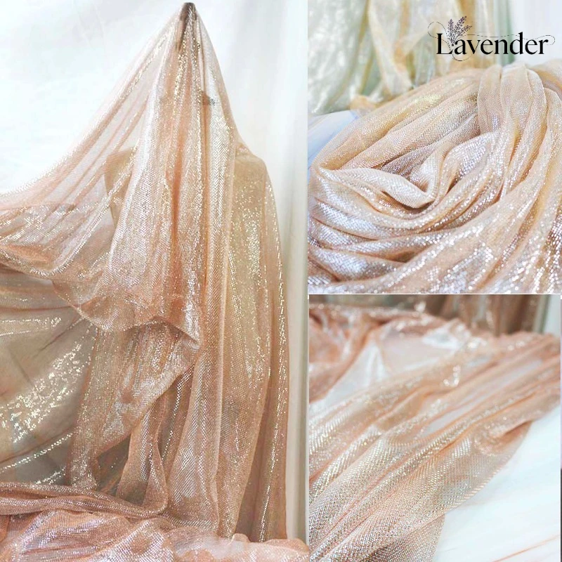 Rose Gold Hollow Out Mesh Fabric Sheer Shiny Lurex Material Wedding Dresses Stage Costumes Photography Backdrops Designer
Rose Gold Hollow Out Mesh Fabric Sheer Shiny Lurex Material Wedding Dresses Stage Costumes Photography Backdrops Designer